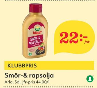 Hemköp Smör-& rapsolja erbjuda