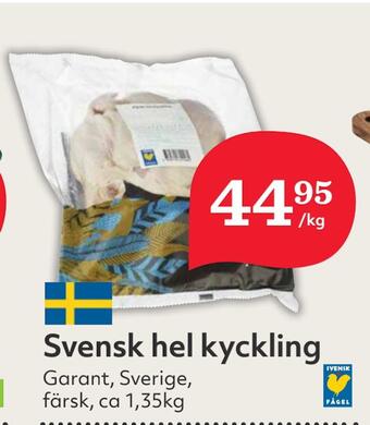 Hemköp Svensk hel kyckling erbjuda