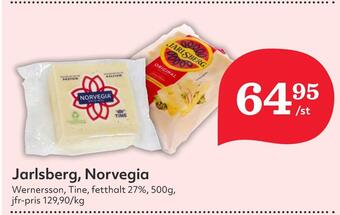Hemköp Jarlsberg, norvegia erbjuda