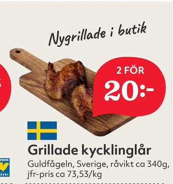 Hemköp Grillade kycklinglår erbjuda