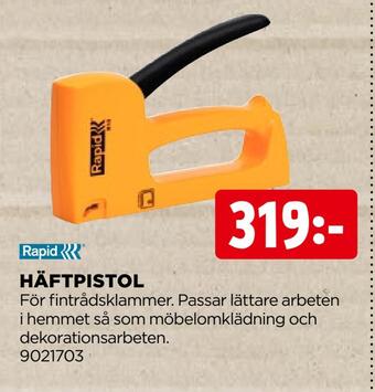 Jem&Fix Häftpistol erbjuda