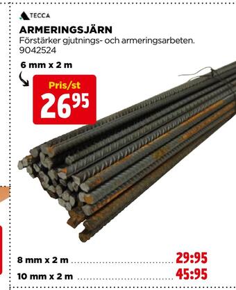Jem&Fix Armeringsjärn erbjuda