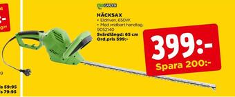 Jem&Fix Häcksax erbjuda
