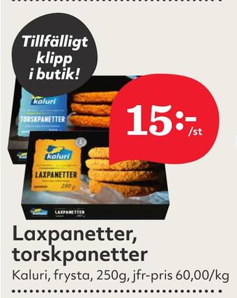 Laxpanetter, torskpanetter