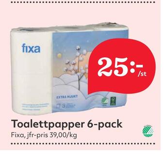 Hemköp Toalettpapper 6-pack erbjuda