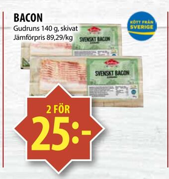 Matvärlden Tensta Bacon erbjuda