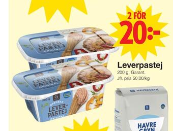 Matöppet Leverpastej erbjuda
