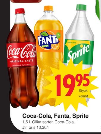 Coca-cola, fanta, sprite