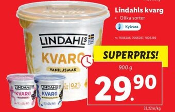 Lidl Lindahls kvarg erbjuda