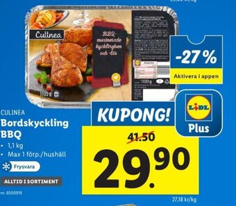 Lidl CULINEA Bordskyckling BBQ erbjuda