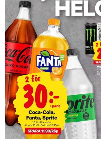 City Gross Fanta läskedryck erbjuda
