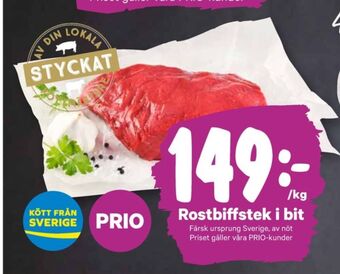 City Gross Dalsjöfors rostbiff erbjuda