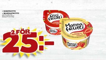 Matdax Risifrutti mellanmål erbjuda