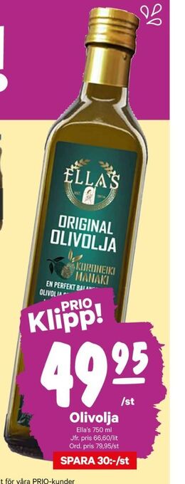 Ellas olivolja