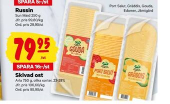 City Gross Arla skivad ost erbjuda