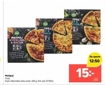 Coop Extra Coop matpajer erbjuda