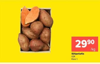 Coop Extra Coop sötpotatis erbjuda