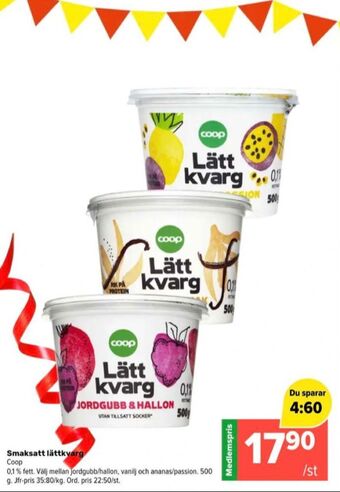 Coop Extra Coop kvarg erbjuda
