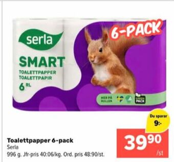 Smart toalettpapper