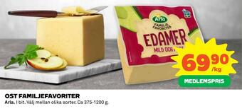Coop Konsum Ost familjefavoriter erbjuda