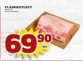 Din Mat Fläskkotlett erbjuda