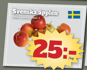 Bonum Matmarknad Svenska äpplen erbjuda