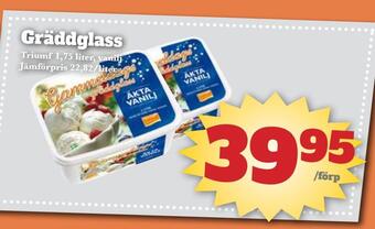 Bonum Matmarknad Gräddglass erbjuda