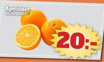 Bonum Matmarknad Apelsiner erbjuda