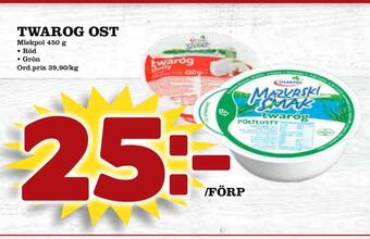 Din Mat Twarog ost erbjuda