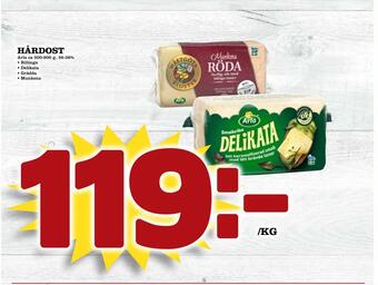 Matdax Hårdost erbjuda