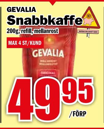 Matdax Snabbkaffe erbjuda
