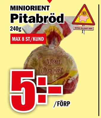 Matdax Pitabröd erbjuda