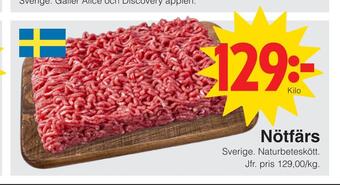 Matöppet Nötfärs erbjuda