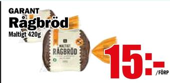 Matdax Rågbröd erbjuda