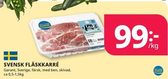 Tempo Svensk fläskkarré erbjuda