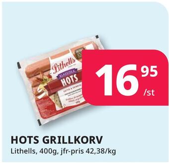 Tempo Hots grillkorv erbjuda