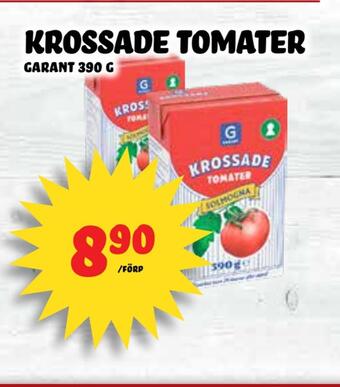 Nelins Krossade tomater erbjuda