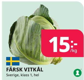 Färsk vitkål