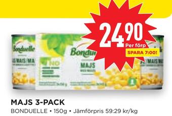 Willys Hemma Majs 3-pack erbjuda