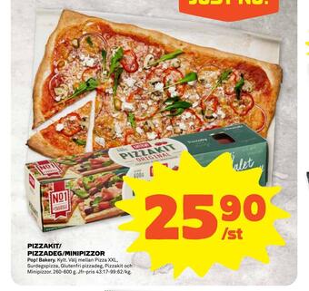 Pizzakit/ pizzadeg/minipizzor