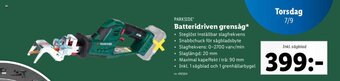 PARKSIDE Batteridriven grensåg*