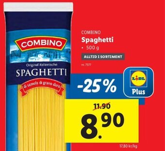 Lidl COMBINO Spaghetti erbjuda