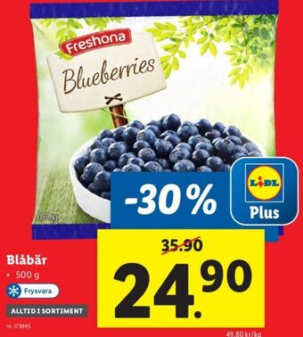 Lidl Blåbär erbjuda