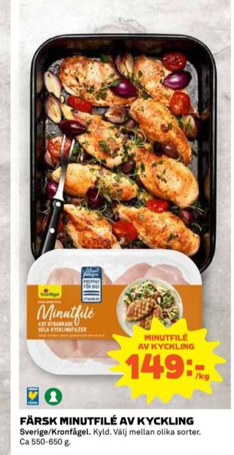 Coop Kronfågel kycklingfilé erbjuda