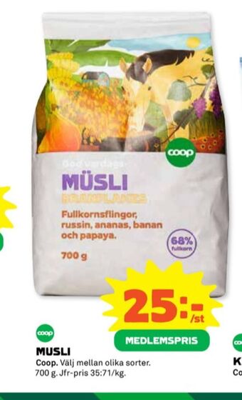 Crunchy müsli