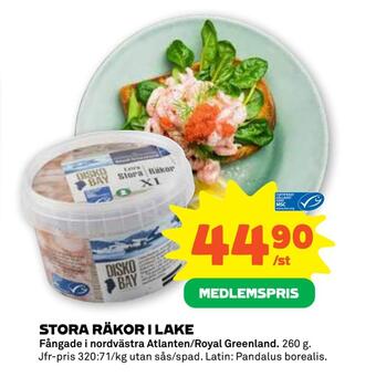 Stora Coop Stora räkor i lake erbjuda