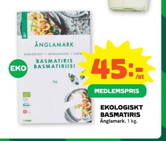 Stora Coop Ekologiskt basmatiris erbjuda