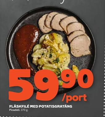 Stora Coop Fläskfilé med potatisgratäng erbjuda