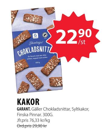 Handlar'n Kakor erbjuda
