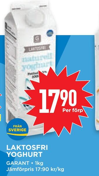 Willys Laktosfri yoghurt erbjuda